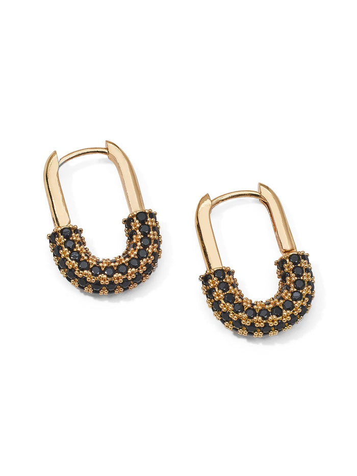 Mini Pavé Hoop Earrings