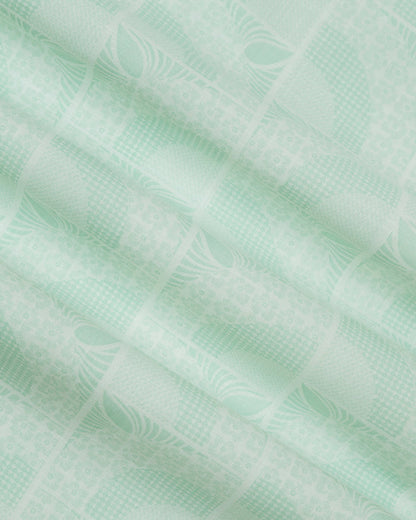Mint Printed Shirt - Amer