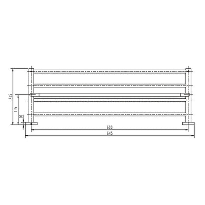 Mirage Towel Rack - Acqua Bathrooms