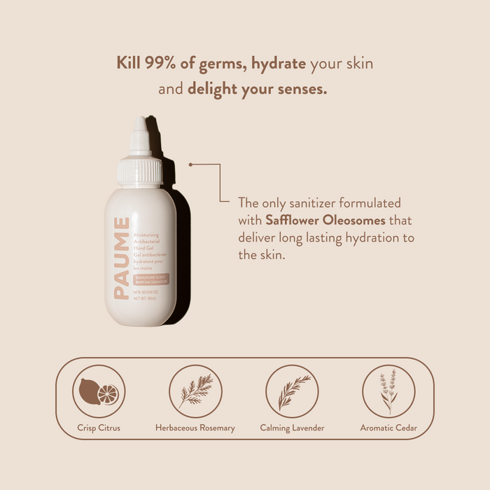 Moisturizing Antibacterial Hand Gel Bottle