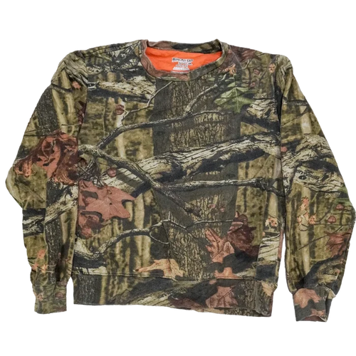 Mossy Oak Break Up Camo Kids Sweatshirt - Small - Army & Outdoors - Camouflage T-Shirts