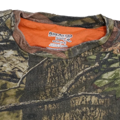 Mossy Oak Break Up Camo Kids Sweatshirt - Small - Army & Outdoors - Camouflage T-Shirts