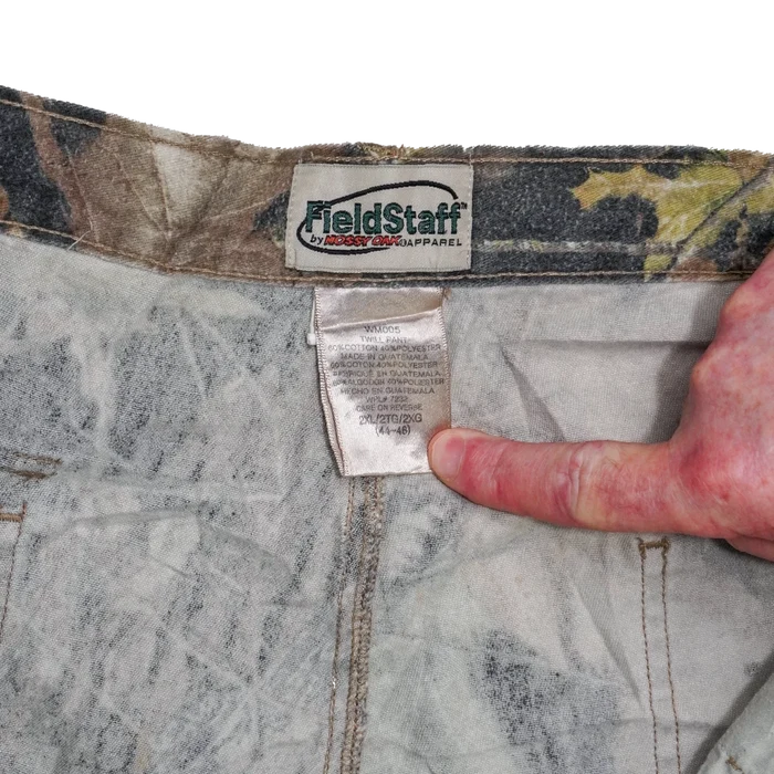 Mossy Oak Camo Field Trousers - 2XLarge - Army & Outdoors - Combat Trousers