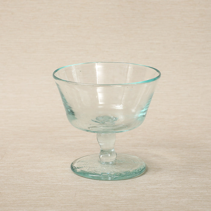Mouthblown Champagne Pedestal