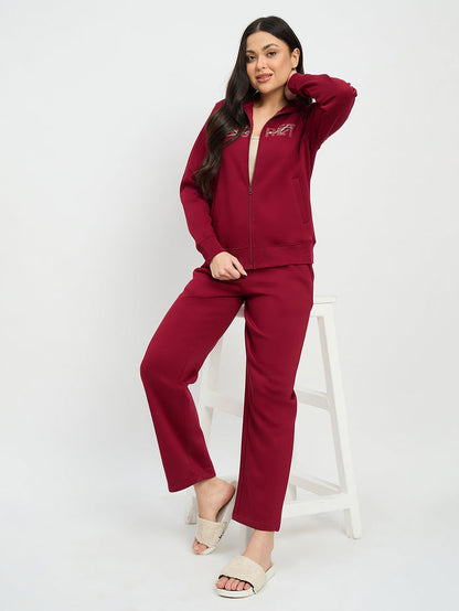 mSECRET Maroon Cotton Blend Sweatshirt