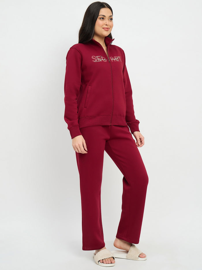 mSECRET Maroon Cotton Blend Sweatshirt