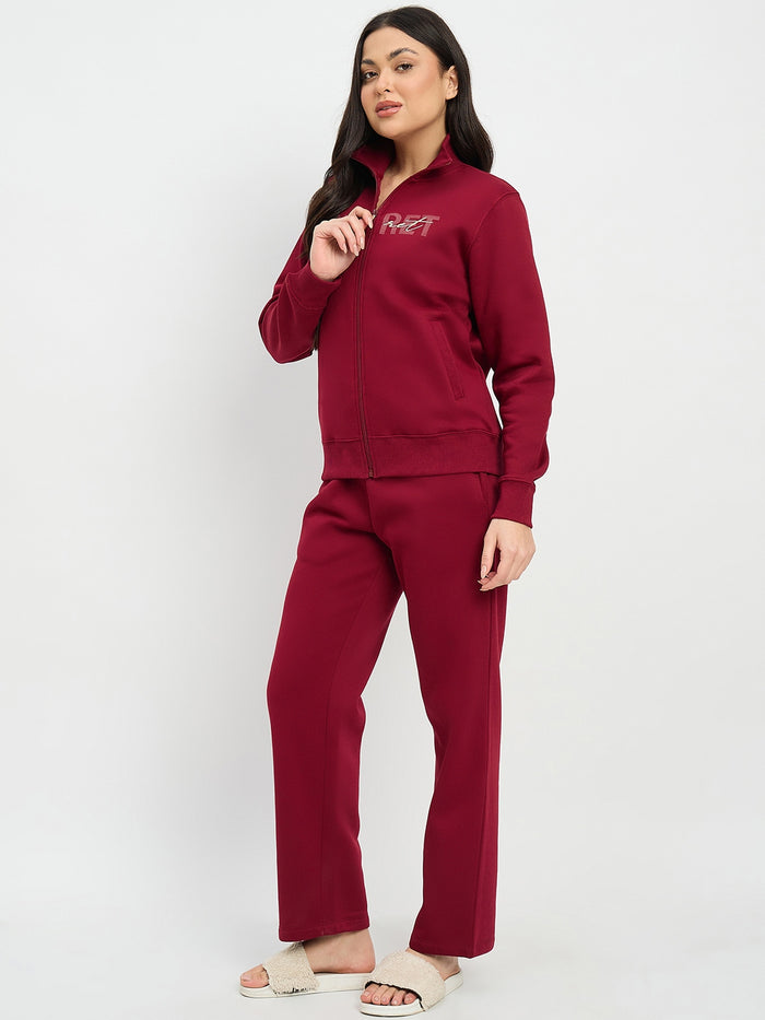 mSECRET Maroon Cotton Blend Sweatshirt