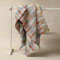 Multi color cotton throw