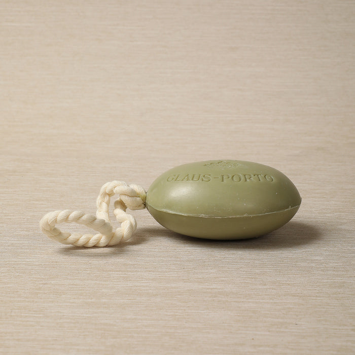 Musgo Real soap on a rope