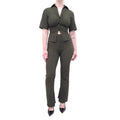 NANUSHKA GREEN PLAID PANTS SET - SIZE XS