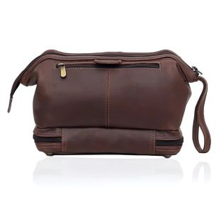 Nashville Leather Duffle Combo - Brown