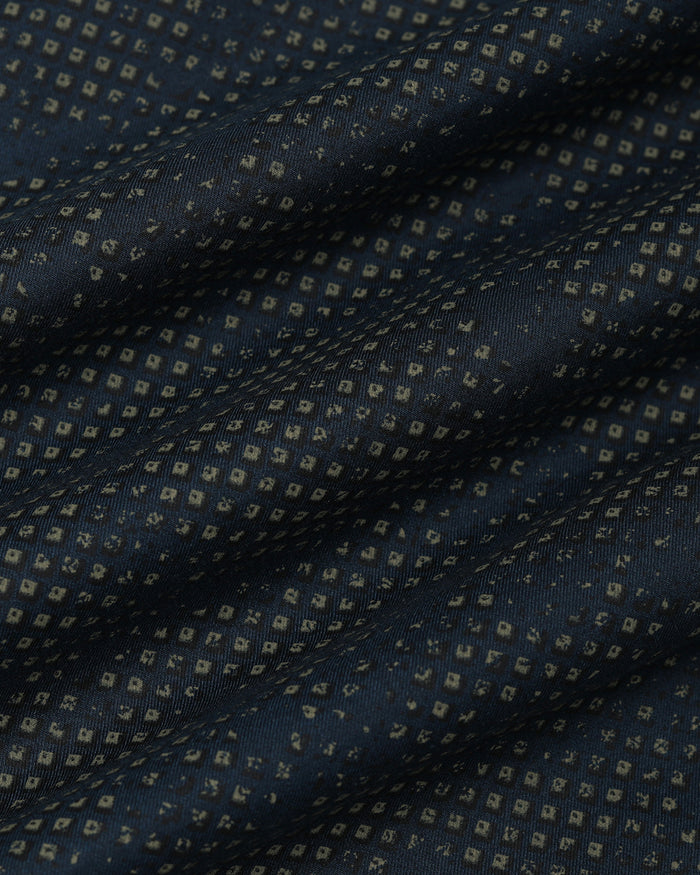 Navy Printed Shirt - Laver