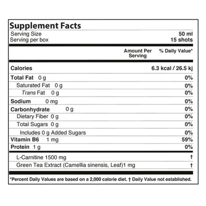 Nutriplus L-Carnitine Shot | Tess Marketplace