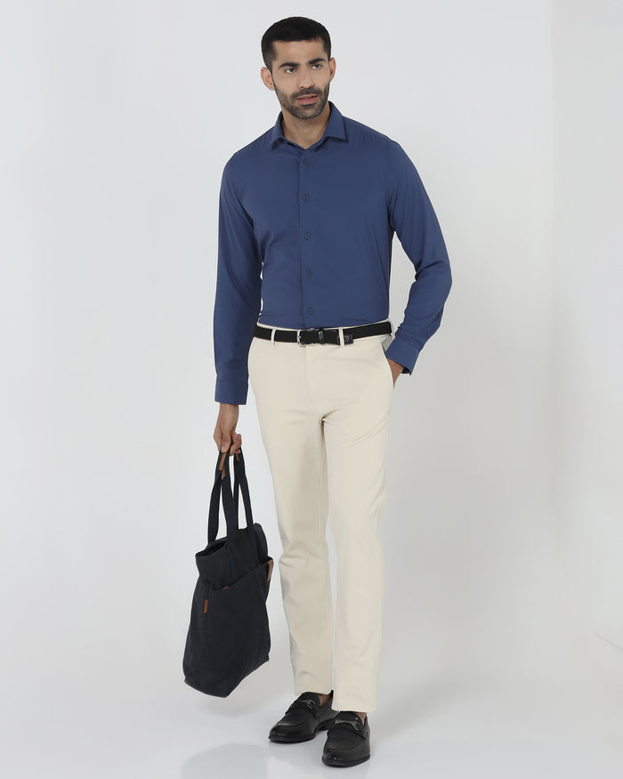 Off White TechPro Textured Khakis - Pando