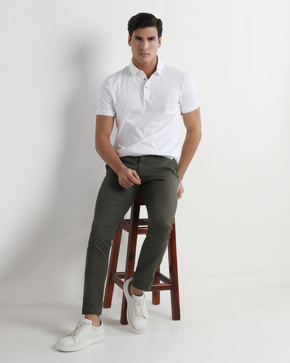 Olive Textured Khakis - Ibis