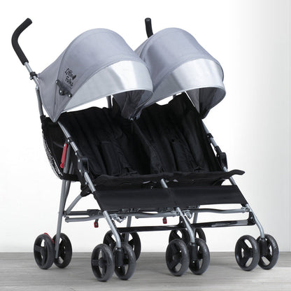 Olympia Side x Side Double Stroller Grey (2172)