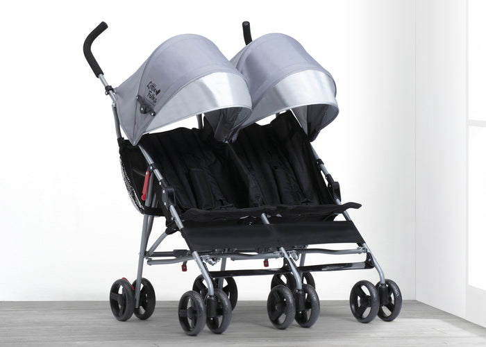 Olympia Side x Side Double Stroller Grey (2172)