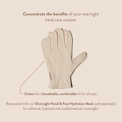Organic Cotton Overnight Gloves