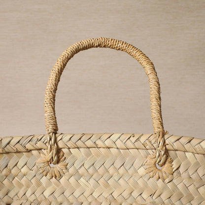 Oversized palm tote