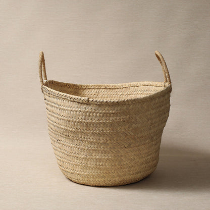 Oversized palm tote