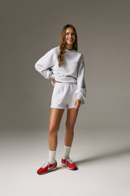 PADEL & PALOMAS JERSEY SHORTS - GREY MARL