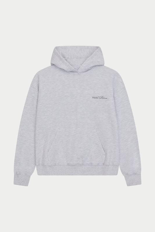 PADEL & PALOMAS OVERSIZED HOODIE - GREY MARL
