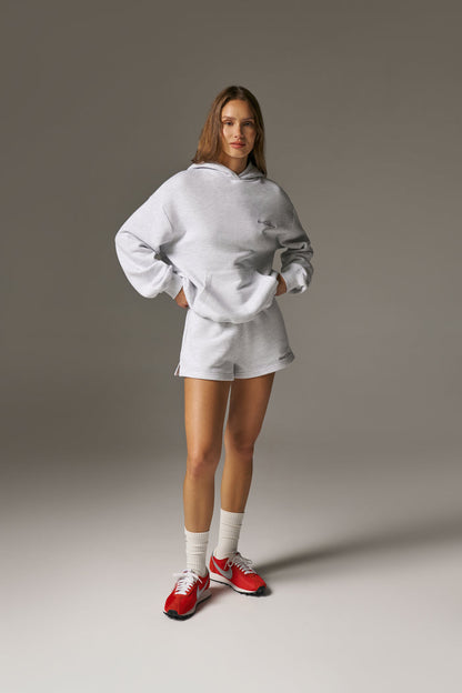 PADEL & PALOMAS OVERSIZED HOODIE - GREY MARL