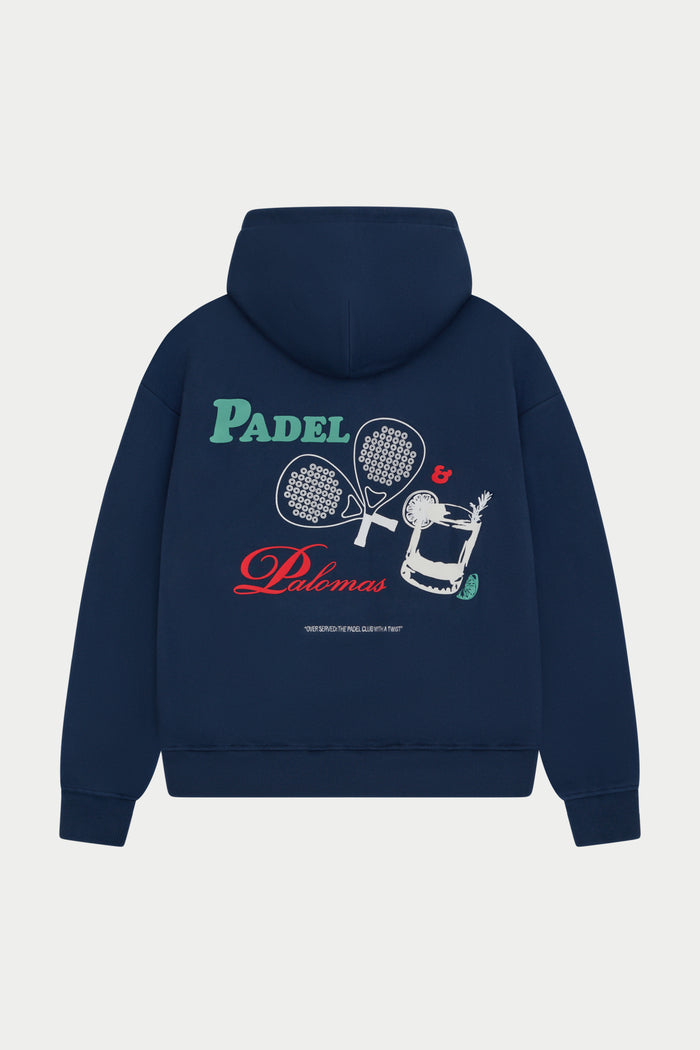 PADEL & PALOMAS OVERSIZED HOODIE - NAVY