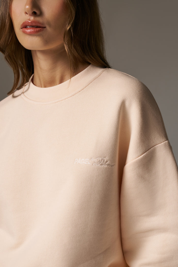PADEL & PALOMAS SWEATSHIRT - PEACH