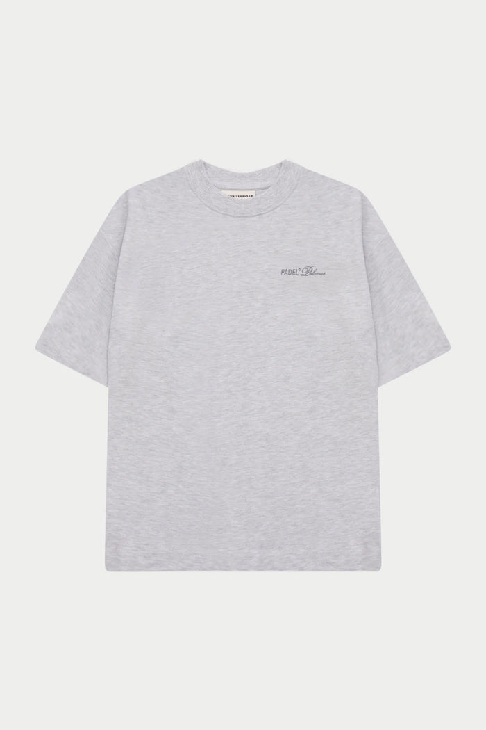 PADEL & PALOMAS T-SHIRT - GREY MARL