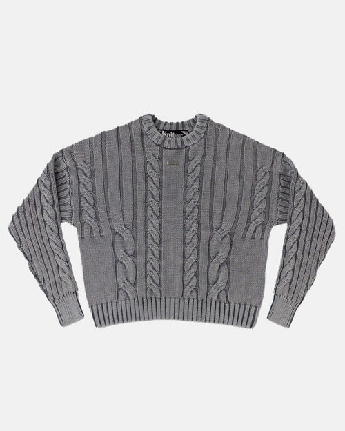 PATTERNED KNIT DUST GREY - COLD CULTURE