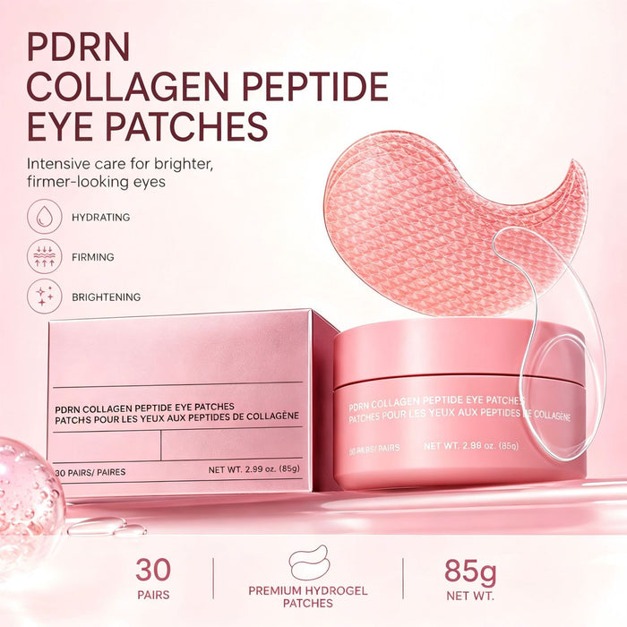 PDRN Collagen Peptide Eye patches Hydrogel Under - 30 Pairs Collagen Peptide Eye Pad EELHOE COSMETICS