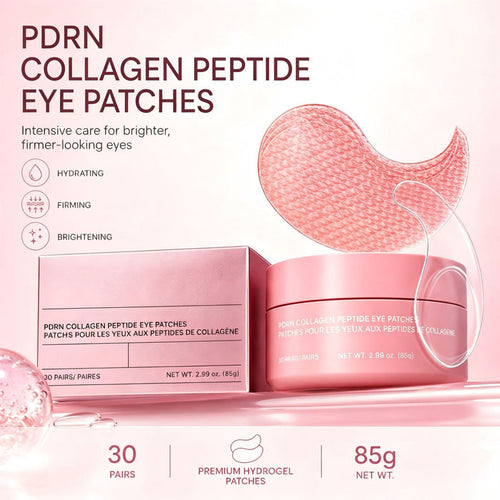 PDRN Collagen Peptide Eye patches Hydrogel Under - 30 Pairs Collagen Peptide Eye Pad EELHOE COSMETICS