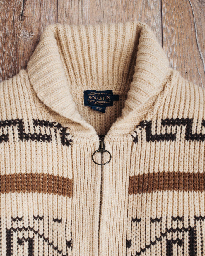Pendleton Original Westerley Sweater - Tan Brown