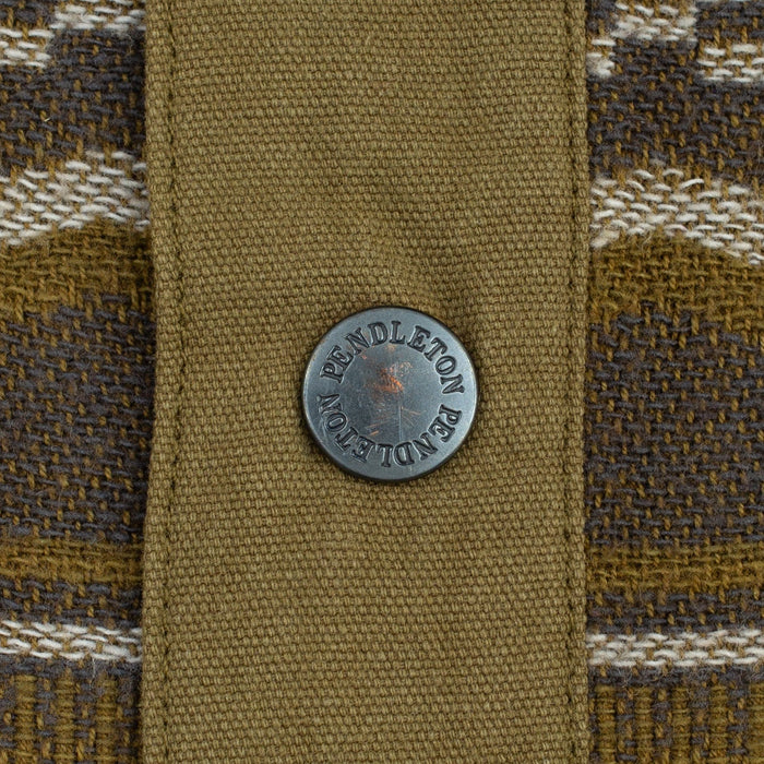 Pendleton Popover Snap Jacket - Dark Green Crown Point