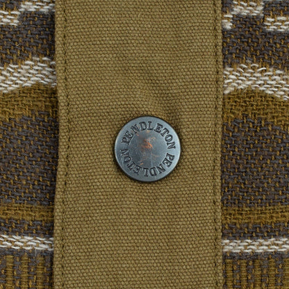 Pendleton Popover Snap Jacket - Dark Green Crown Point