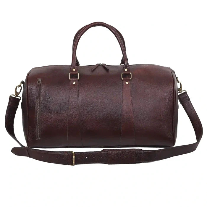PENNSYLVANIA LEATHER DUFFEL WEEKENDER BAG