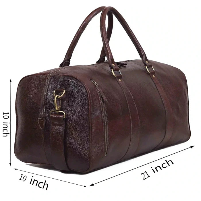 PENNSYLVANIA LEATHER DUFFEL WEEKENDER BAG