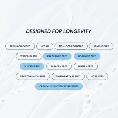 List of product features designed for longevity on a light background