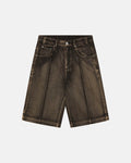 PINTUCK SHORTS BROWN - COLD CULTURE