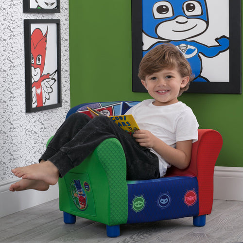 Delta Children PJ Masks (1170) Upholstered Chair (UP83582PJ), Hangtag, a1a