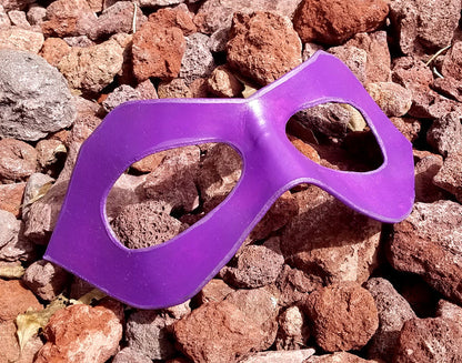 Pointed Domino Mask - Pointed Edge Molded Leather Mask in Multiple Colors