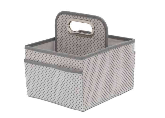 Delta Children Cool Grey (063) Portable Nursery Caddy b1b