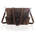 Portland Buffalo Leather Almost Perfect Tote Bag - Vintage Brown