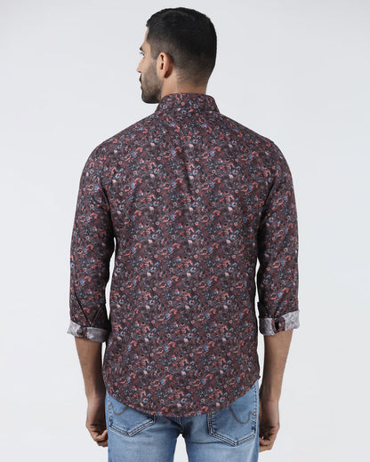 Purple Printed Shirt - Rody