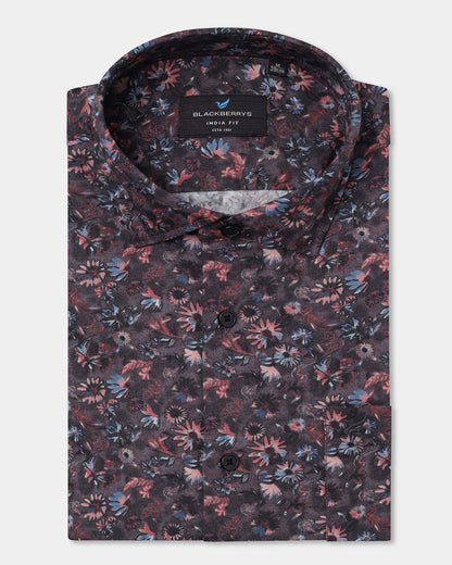 Purple Printed Shirt - Rody