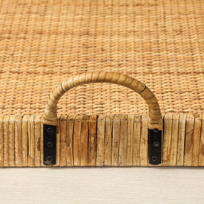 Rectangular Rattan Tray