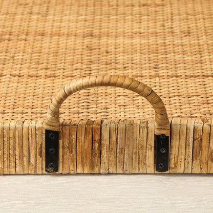 Rectangular Rattan Tray