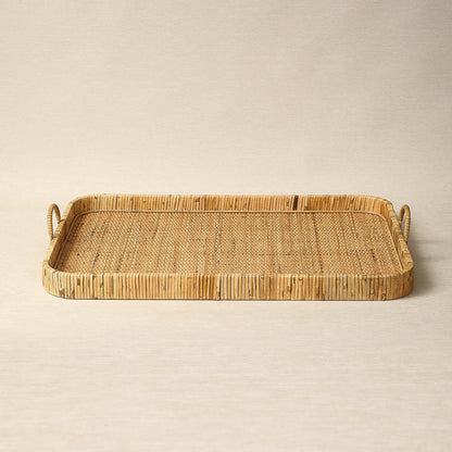 Rectangular Rattan Tray