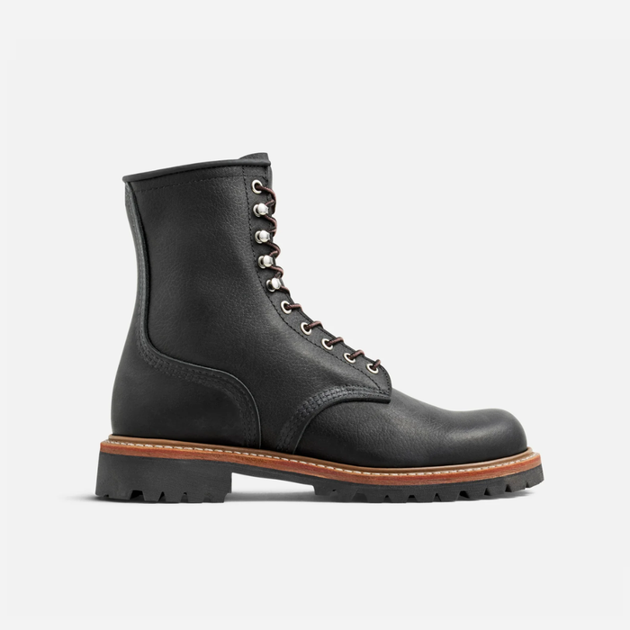 Red Wing 4501 8-Inch Logger Boots - Black Oil Slick